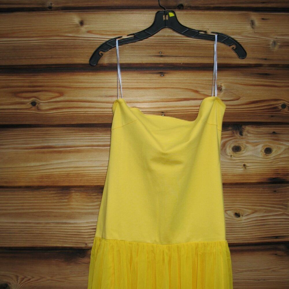NWT Elliatt Yellow Strapless Gown Dress Size M - Picture 7 of 12